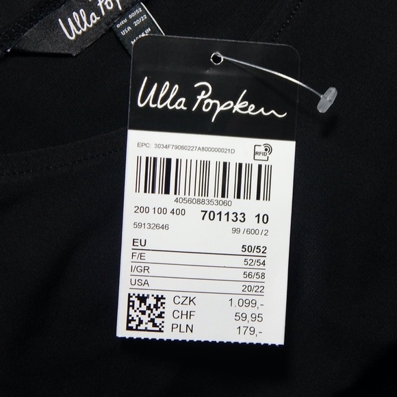 Ulla Popken Womens Plus Size 20/22 Curvy Matte Jersey Round Neck Knit Tank Top - Picture 5 of 8